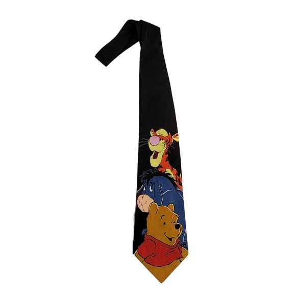 Disney Pooh Winnie the Pooh Tigger and Eeyore Cartoon Men's Tie - Picture 2 of 12